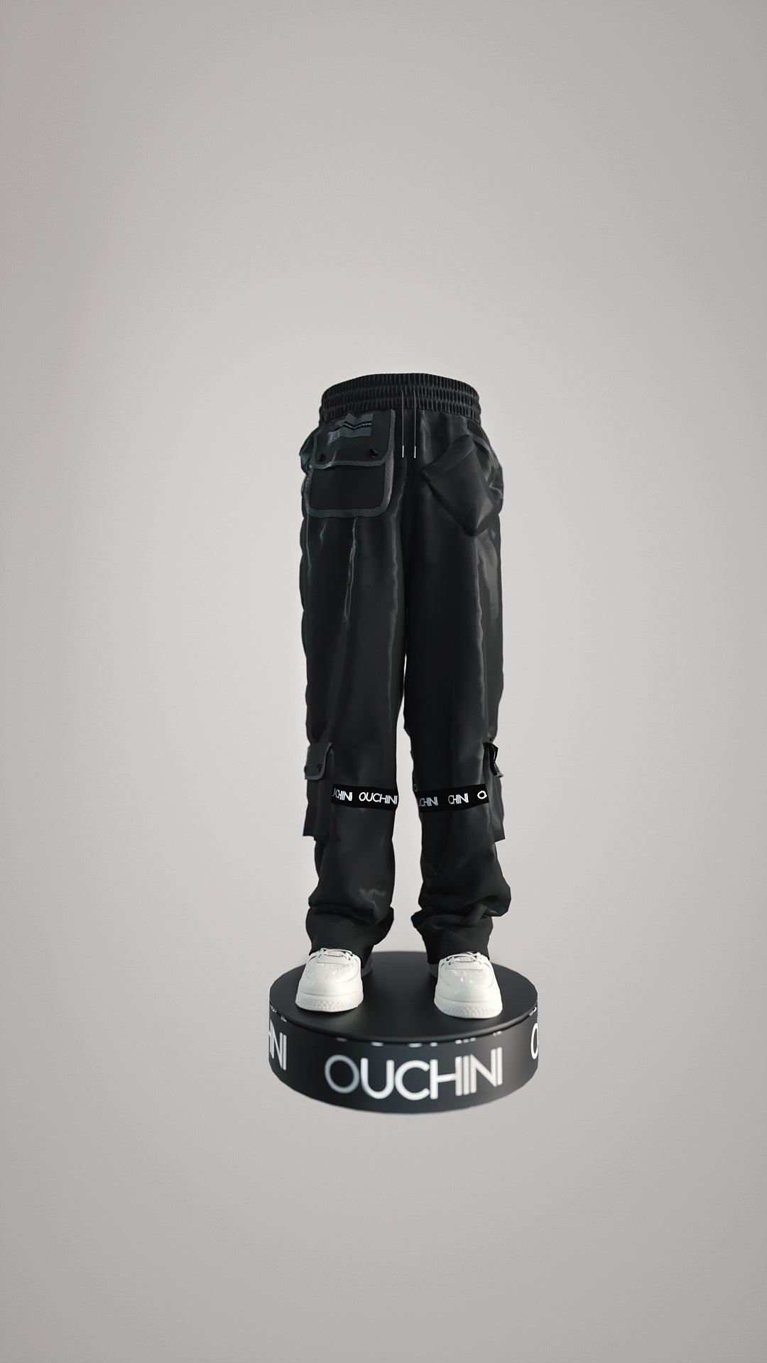 BAGGY PROTEST PANTS (BLACK)