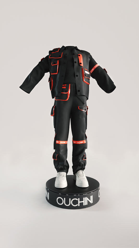 TRUCKER JACKET  (BRED)