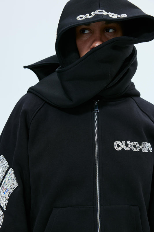 OUCHINI écharpe hoodie -O-ra farming